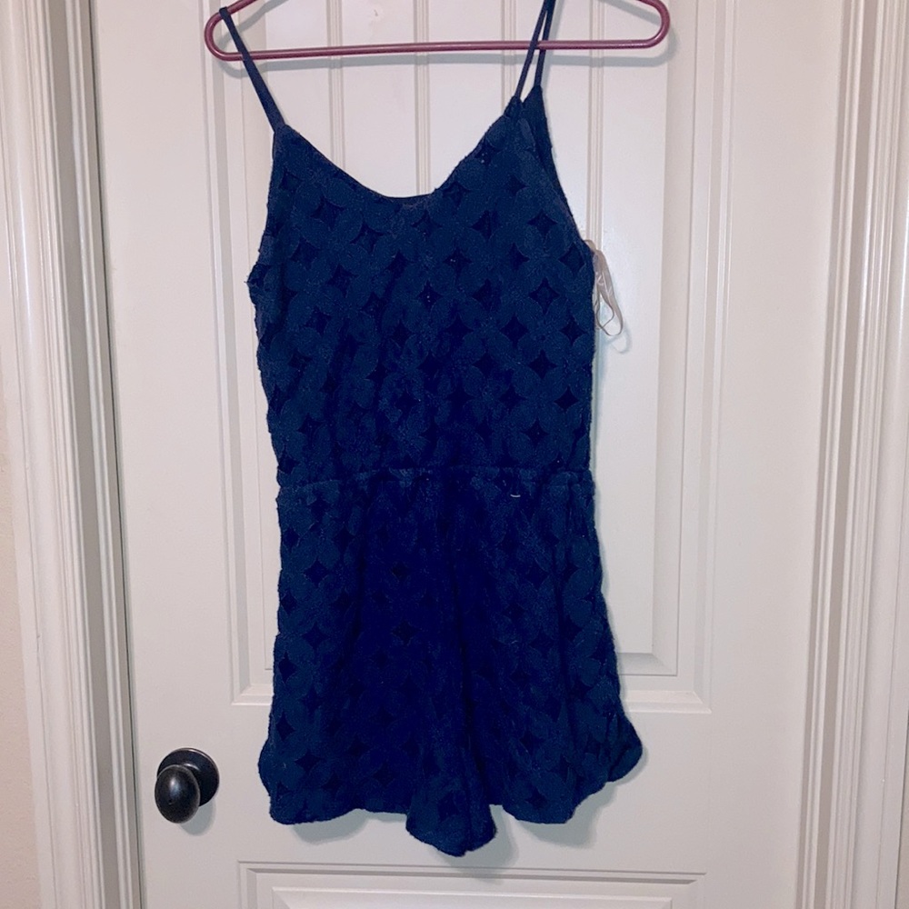Blue Sz L romper
